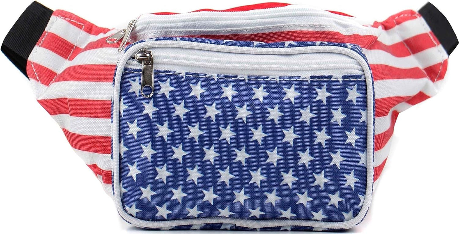 American Flag Fanny Pack | 4th of July Bum Bag & Waist Crossbody for Women