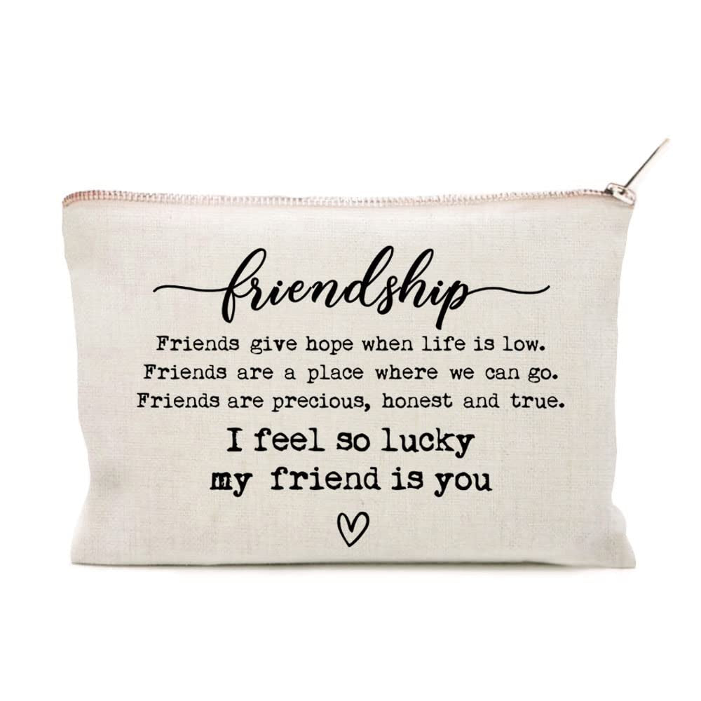 Best Friend Gift Makeup Case & Tote Bag | Friendship & Christmas Present