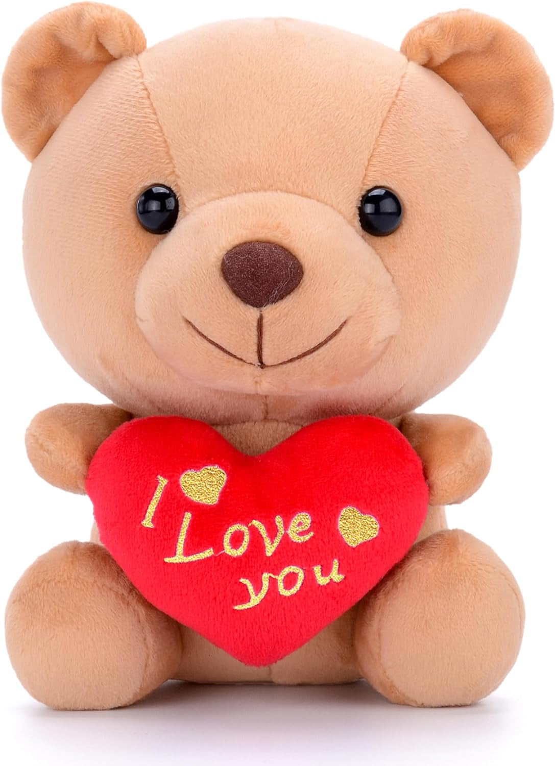 I Love You Mom Teddy Bear – 6'' Plush Gift with Heart