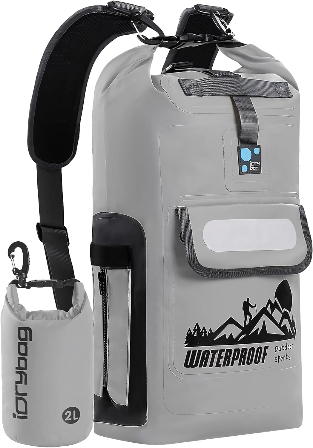 Waterproof Dry Bag Backpack | 20L/30L/40L Floating Sack for Men