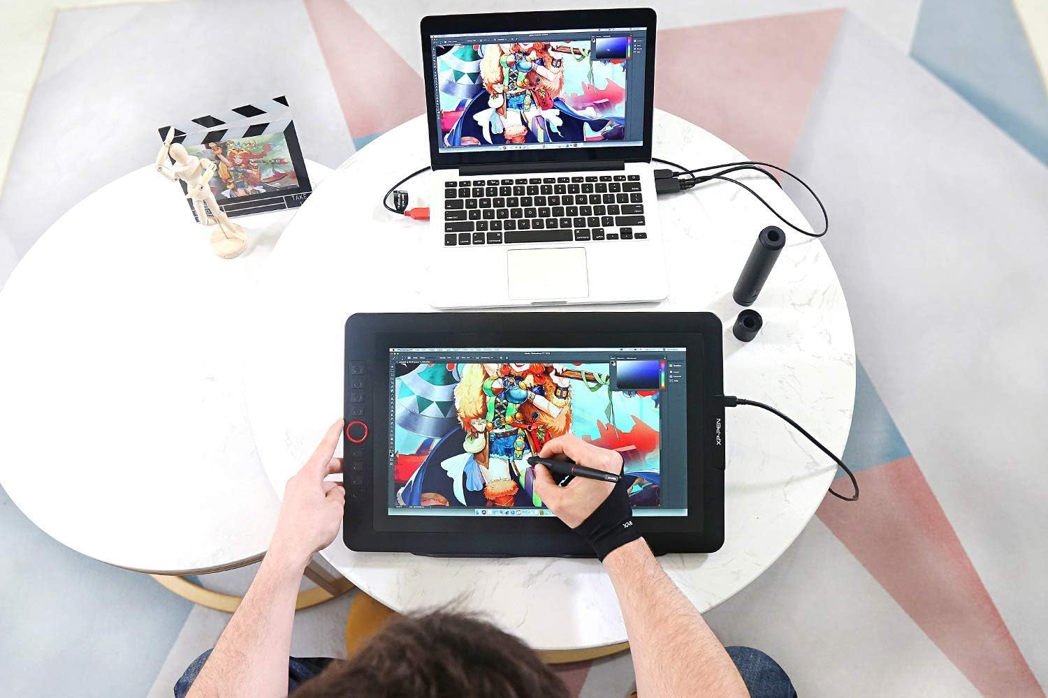 15.6" Drawing Tablet | Tilt Support, 120% sRGB, 8192 Pressure Sensitivity