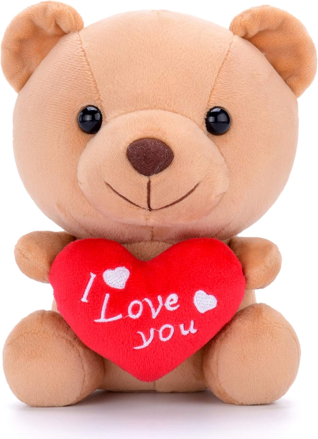 I Love You Mom Teddy Bear – 6'' Plush Gift with Heart