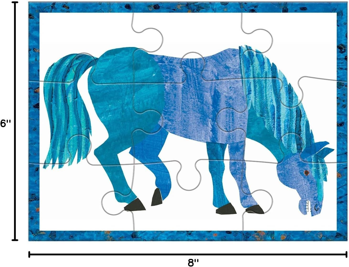 Eric Carle Brown Bear Puzzles Set (Ages 2-5) | 4-12 Pieces with Growing Difficulty