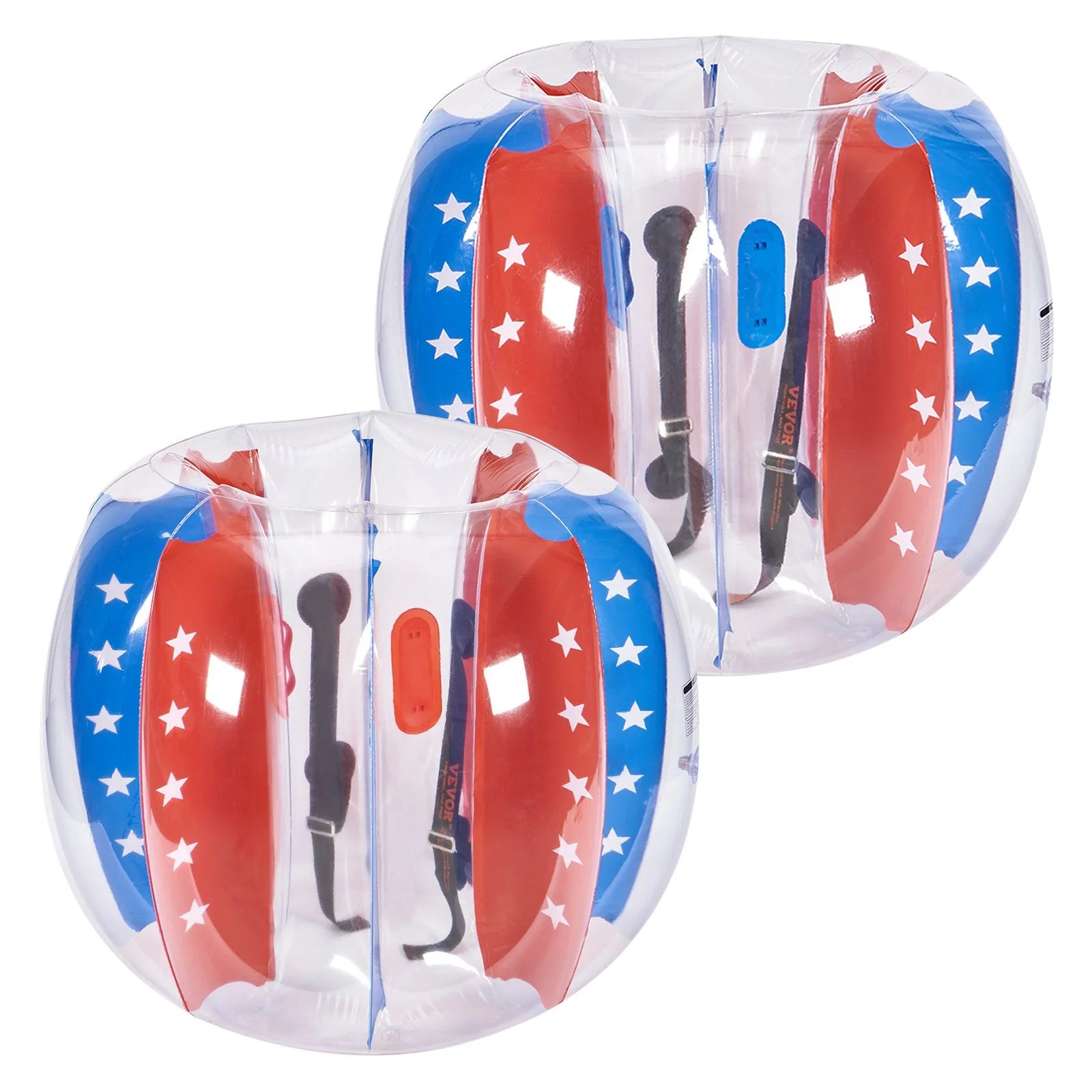Inflatable Bumper Balls 2-Pack | 4FT PVC Zorb Balls for Kids & Teens