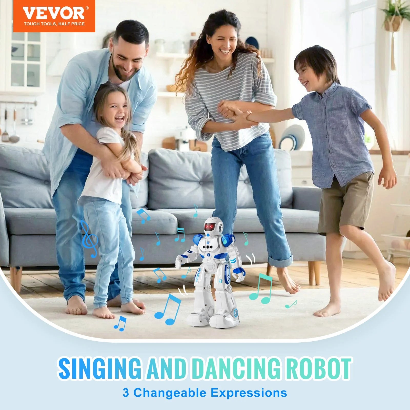 RC Robot Toy for Kids | Talking, Dancing, Gesture-Controlled Remote Robot
