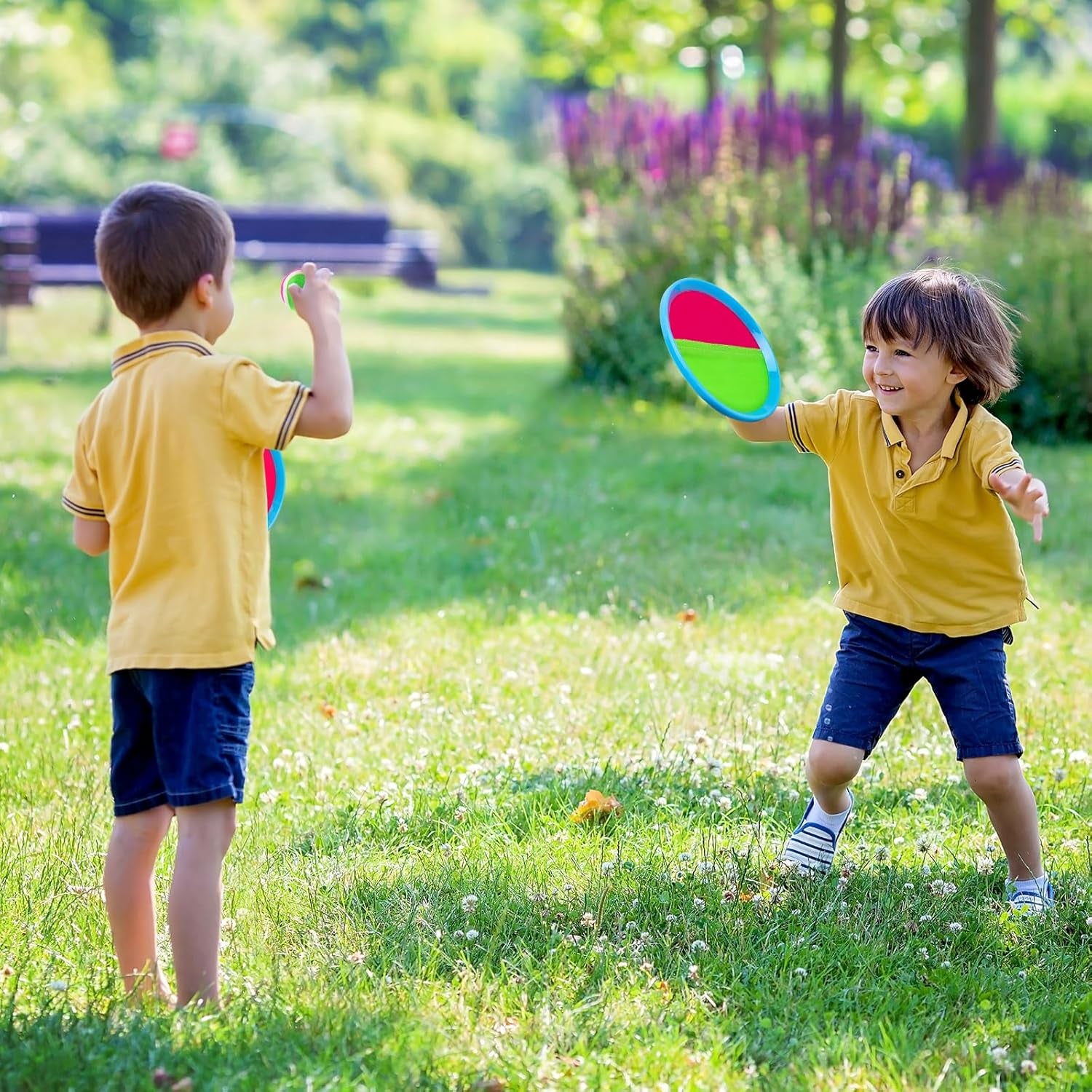 Toss and Catch Game Set | Outdoor Fun for Kids 4-8, Beach & Pool Toys
