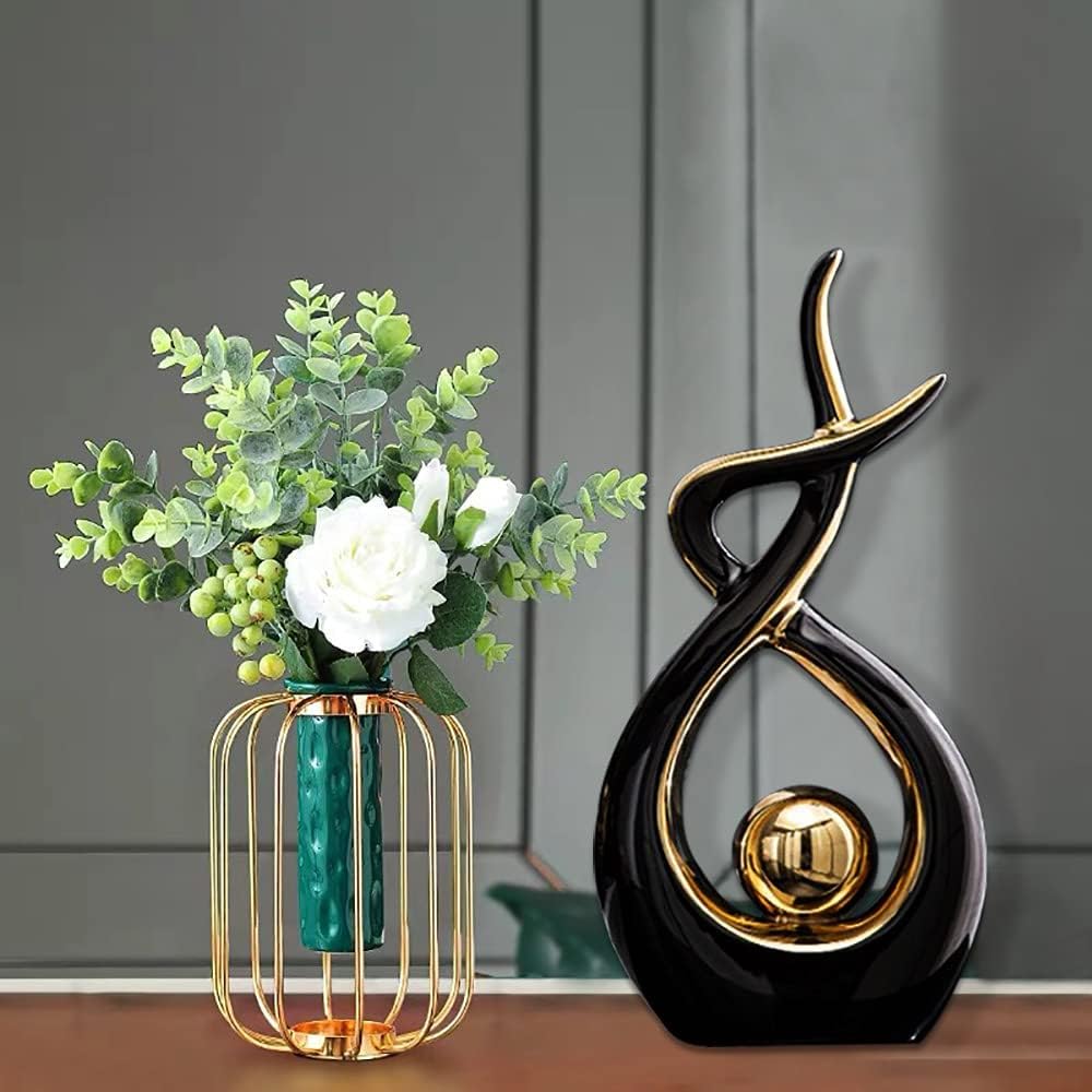 Modern Abstract Ceramic Statue – Home Decor Table Centerpiece