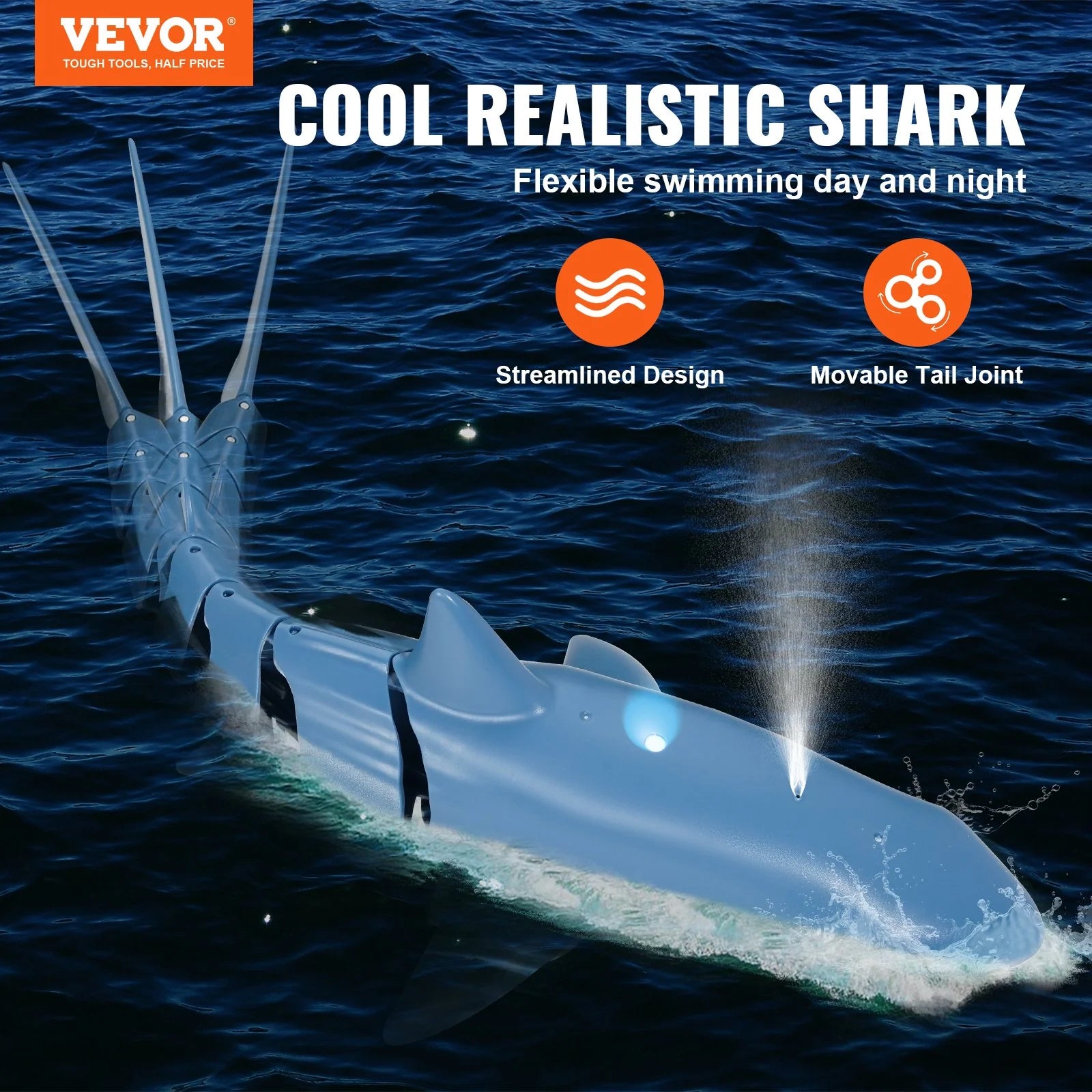 Remote Control Shark Toy | 2.4GHz High-Speed RC Boat for Kids & Adults