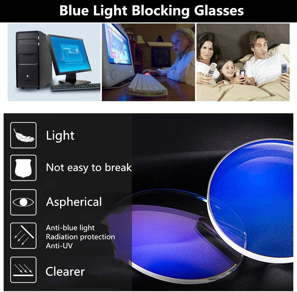 2-Pair Blue Light Blocking Glasses – Anti-Blue Computer Glasses for Women