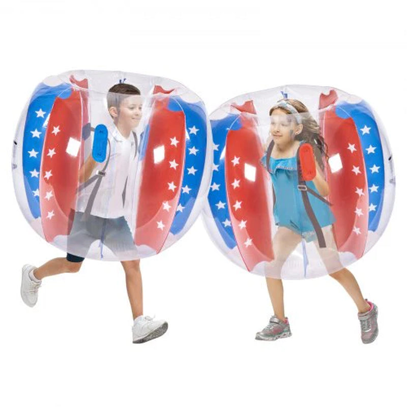 Inflatable Bumper Balls 2-Pack | 4FT PVC Zorb Balls for Kids & Teens