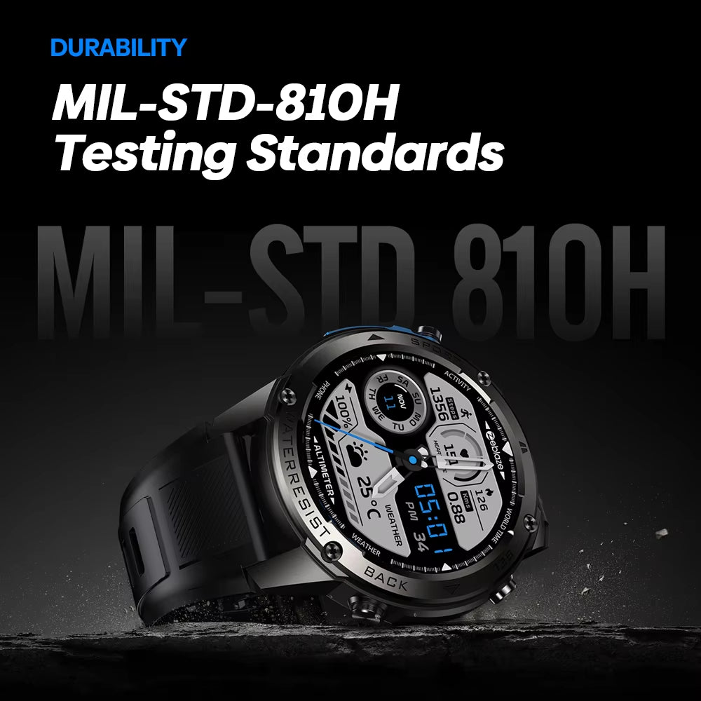 Ultra GPS Smartwatch | Compass, Altimeter, Voice Calling, 10 ATM
