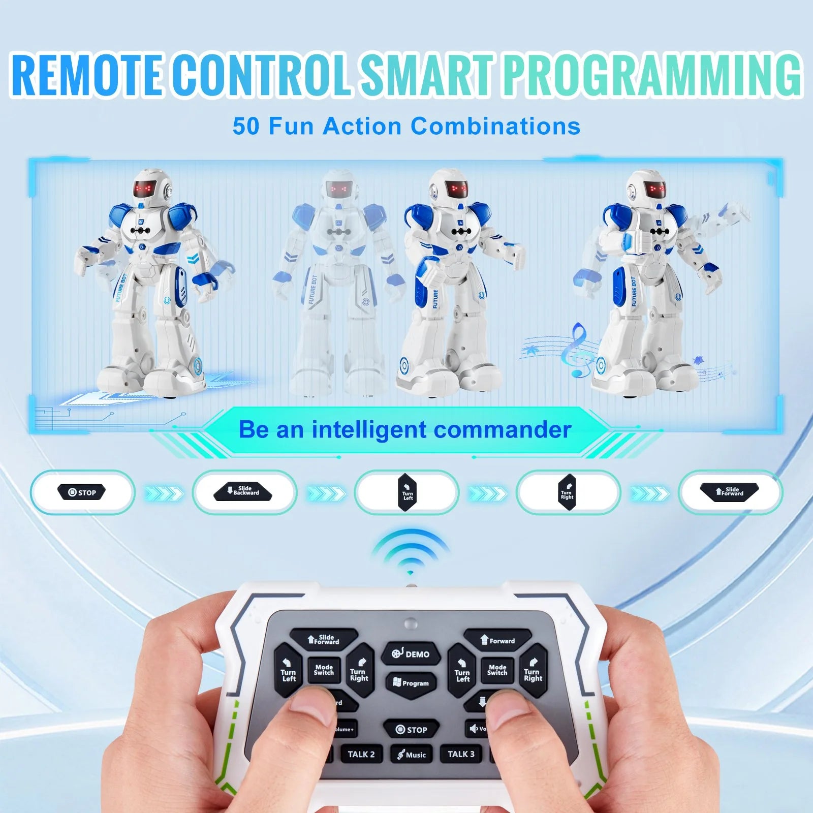 RC Robot Toy for Kids | Talking, Dancing, Gesture-Controlled Remote Robot