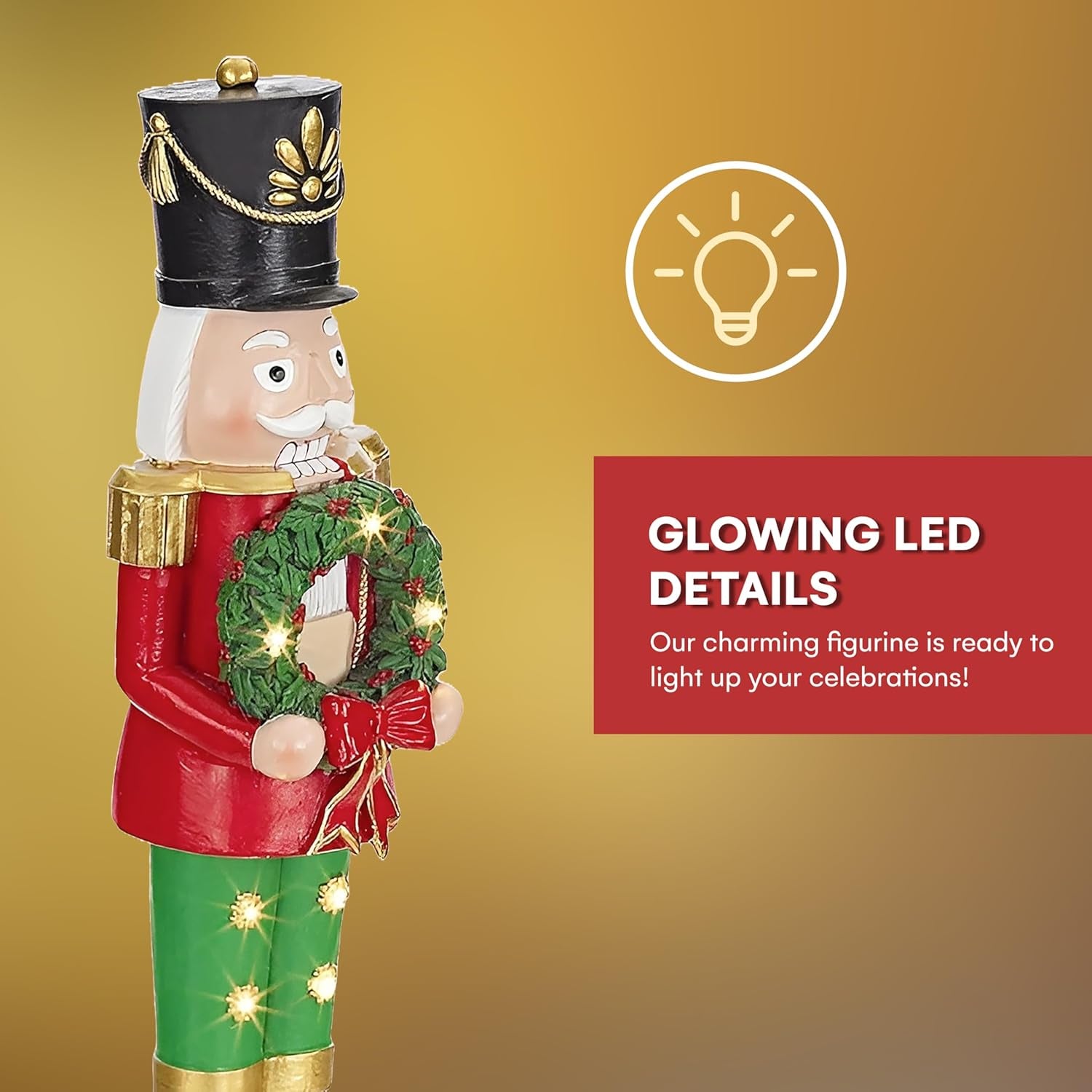 LED Lighted Resin Snowman Decor – Christmas Figurine & Fiber Optic Holiday Decoration