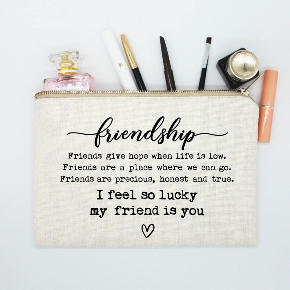 Best Friend Gift Makeup Case & Tote Bag | Friendship & Christmas Present
