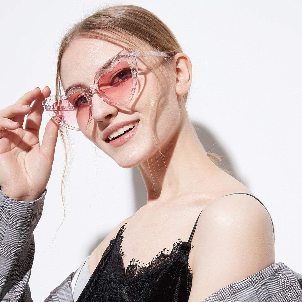 Clout Heart Shaped Cat Eye Sunglasses | Vintage Retro Kurt Cobain Style