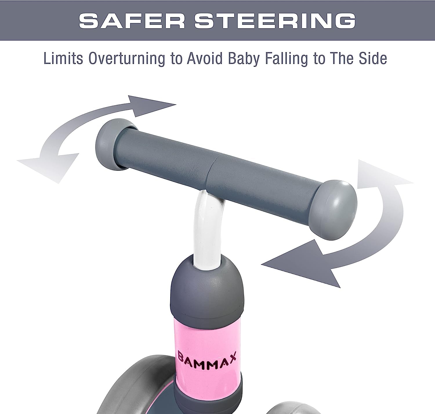 Baby Balance Bike for Toddlers 1-2 Years | Lightweight with Easy Glide Wheels & Safer Steering