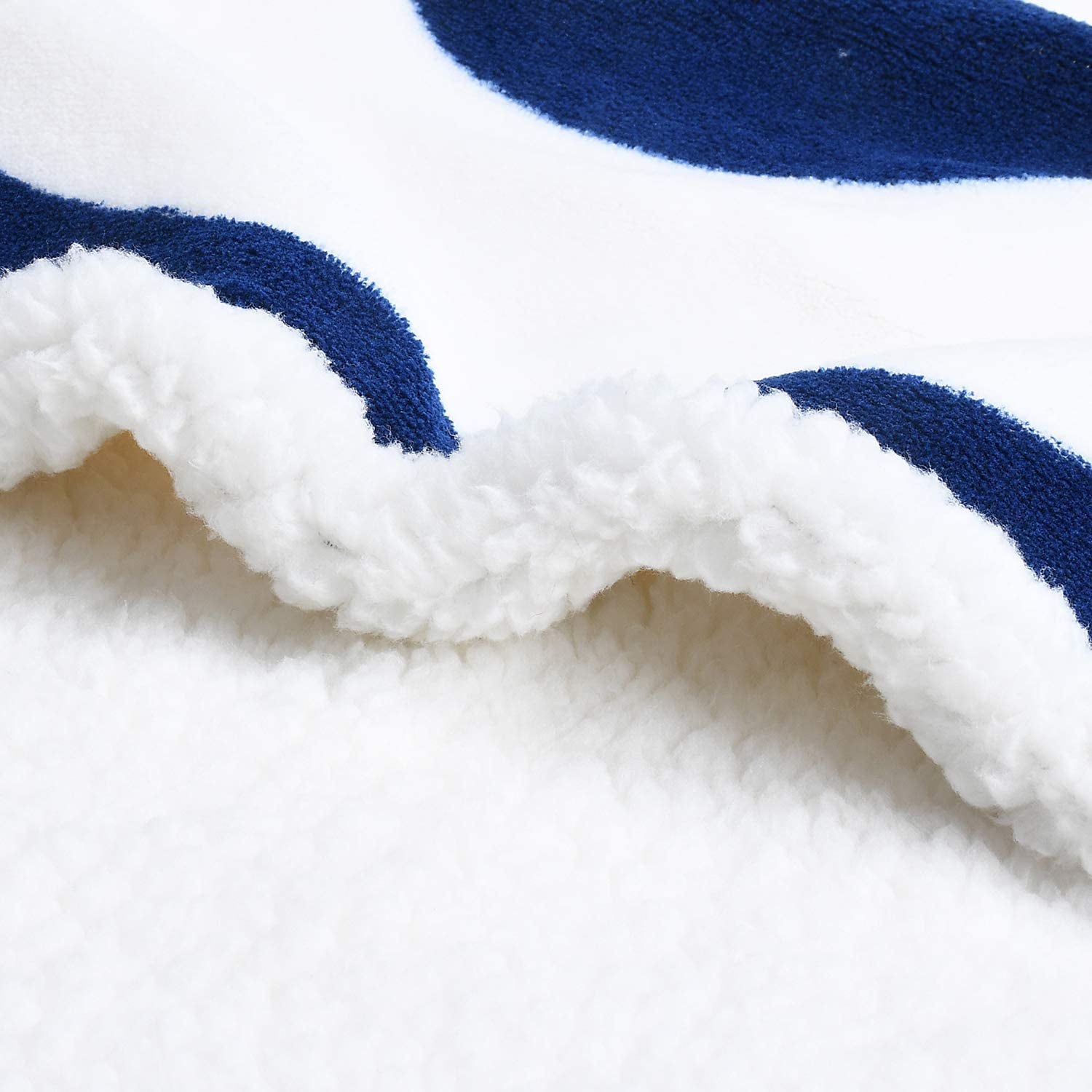 Patriotic US Flag Sherpa Blanket | Reversible Throw for Couch & Bed Decor