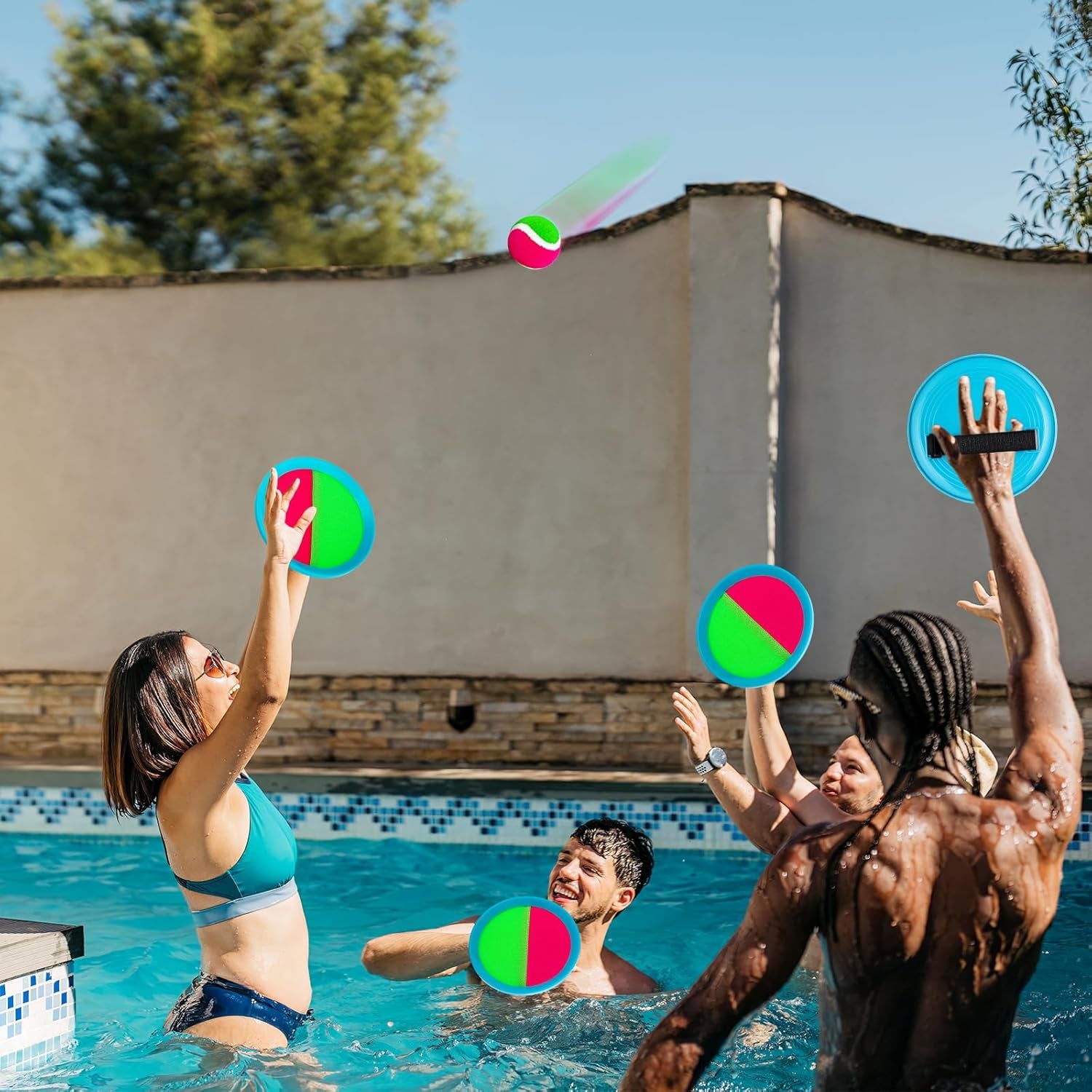 Toss and Catch Game Set | Outdoor Fun for Kids 4-8, Beach & Pool Toys