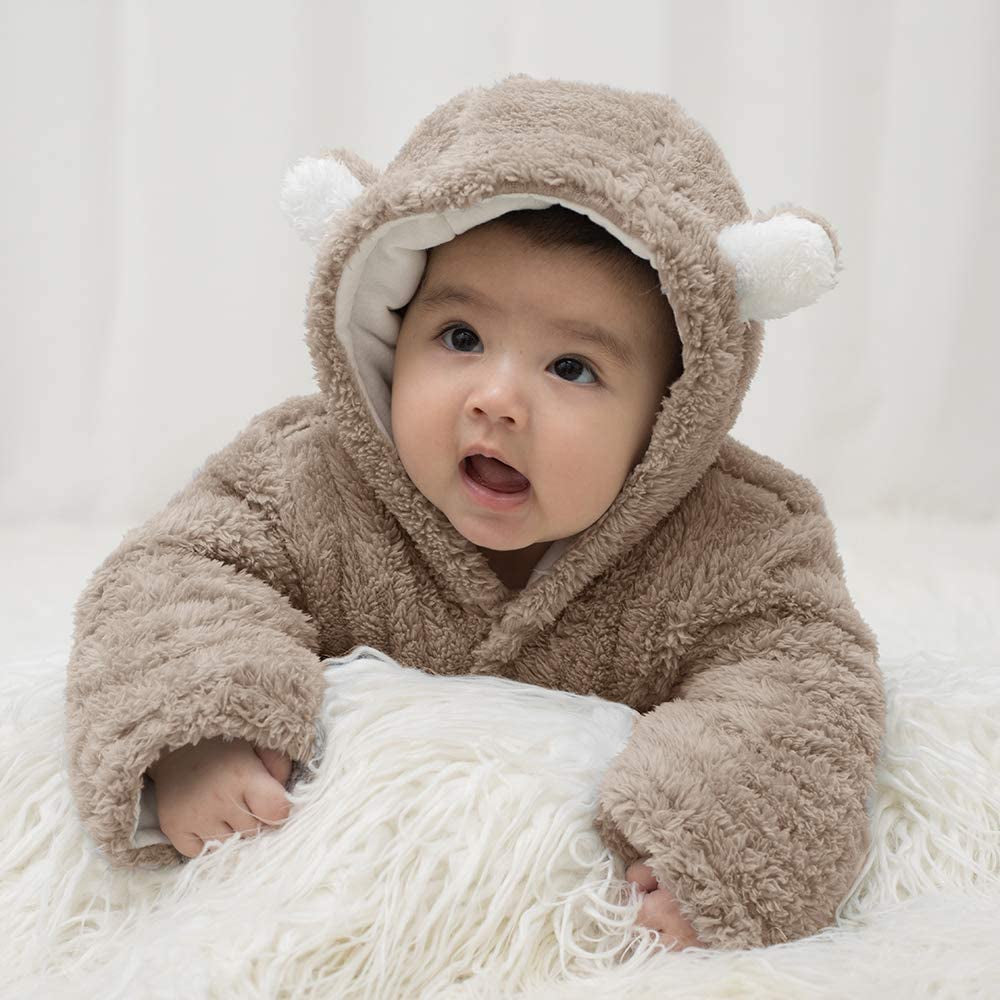 Unisex Baby Winter Coat Snowsuit Jumpsuit | Infant Bodysuit for Baby Essentials
