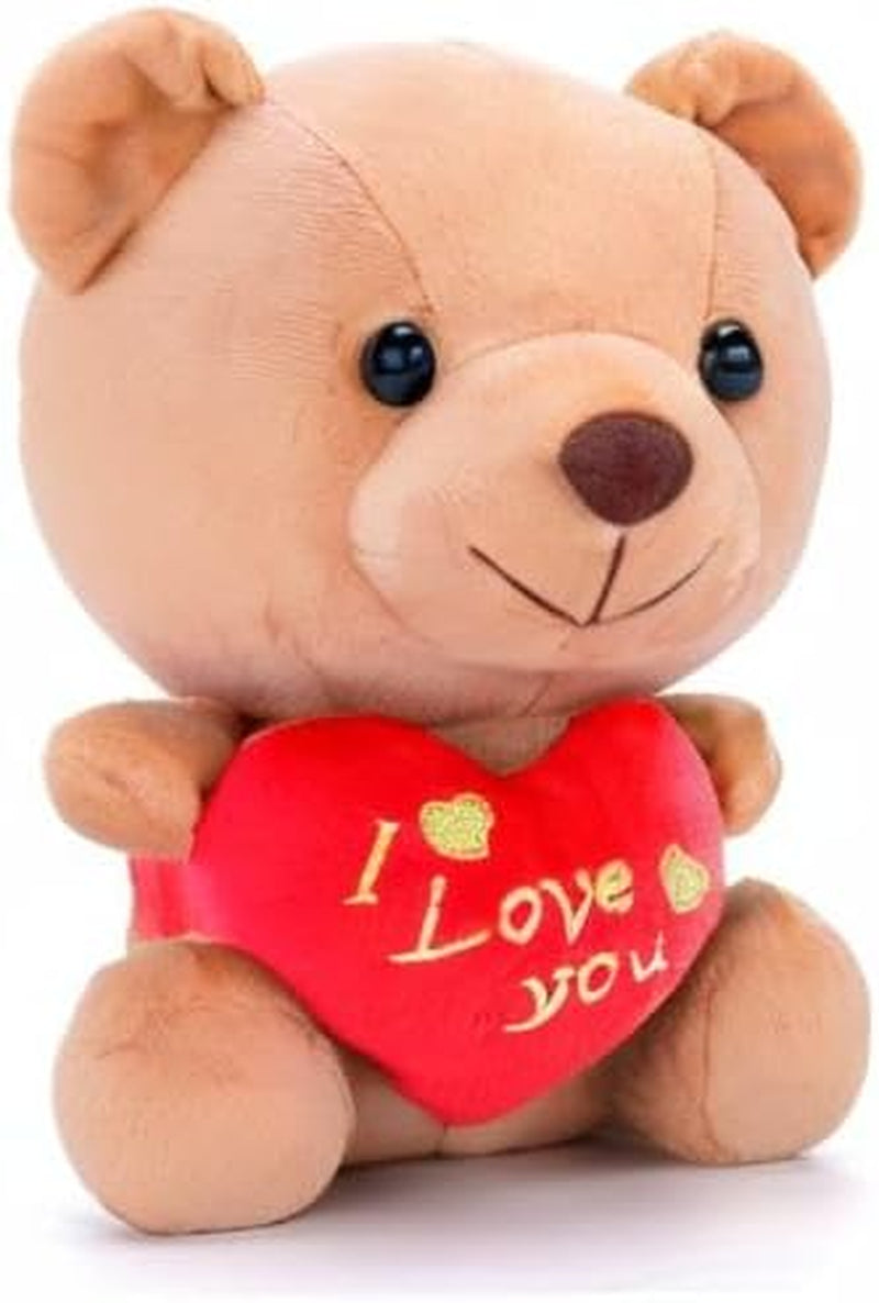 I Love You Mom Teddy Bear – 6'' Plush Gift with Heart