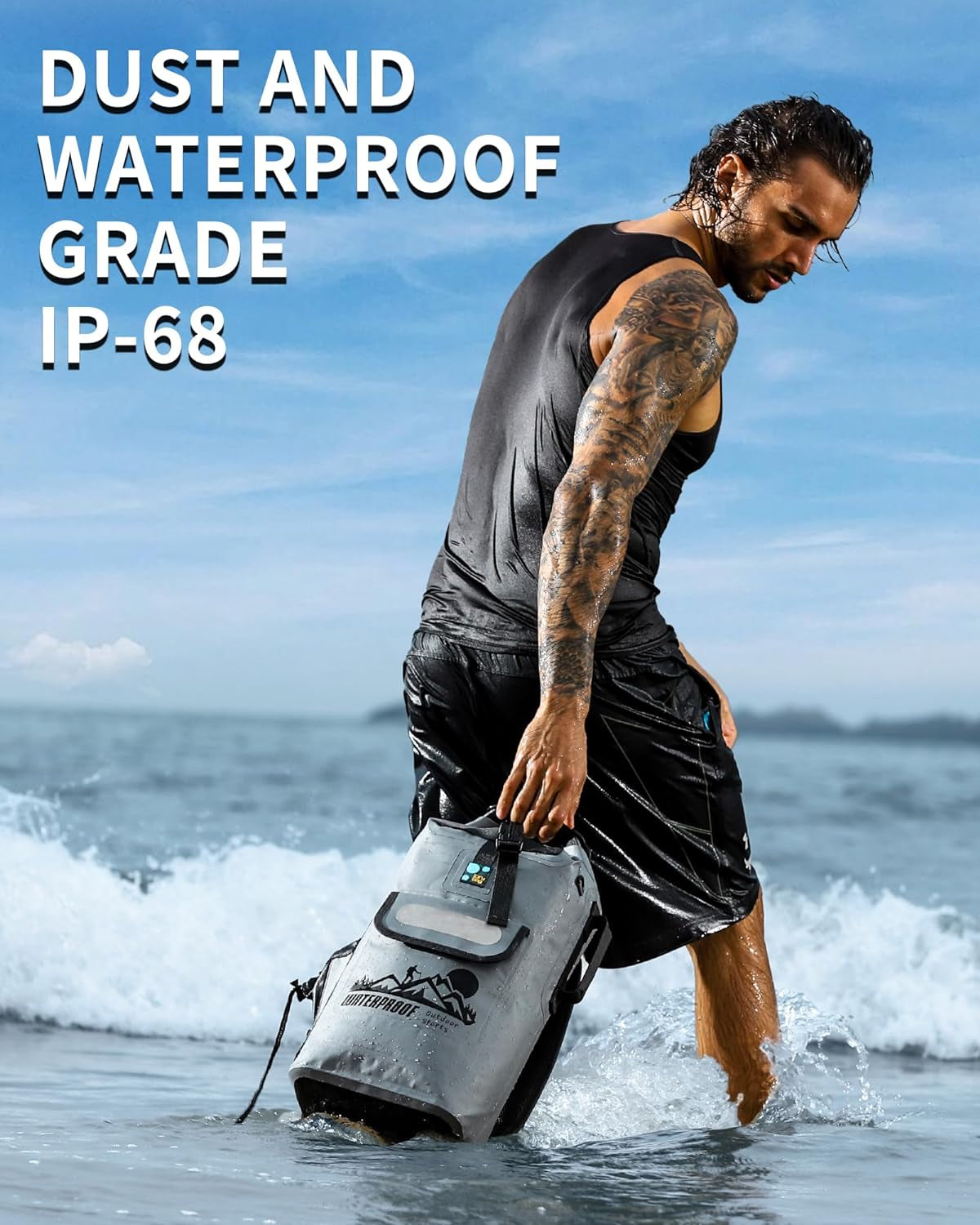 Waterproof Dry Bag Backpack | 20L/30L/40L Floating Sack for Men