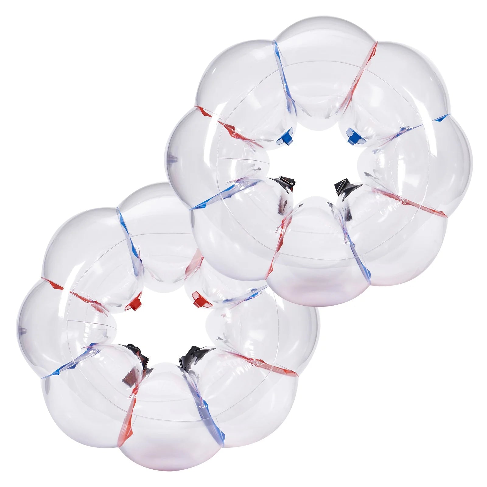 Inflatable Bumper Balls 2-Pack | 4FT PVC Zorb Balls for Kids & Teens