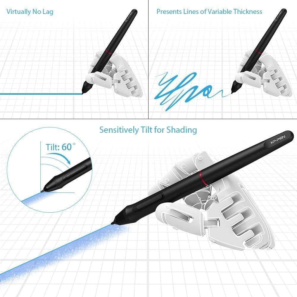 15.6" Drawing Tablet | Tilt Support, 120% sRGB, 8192 Pressure Sensitivity