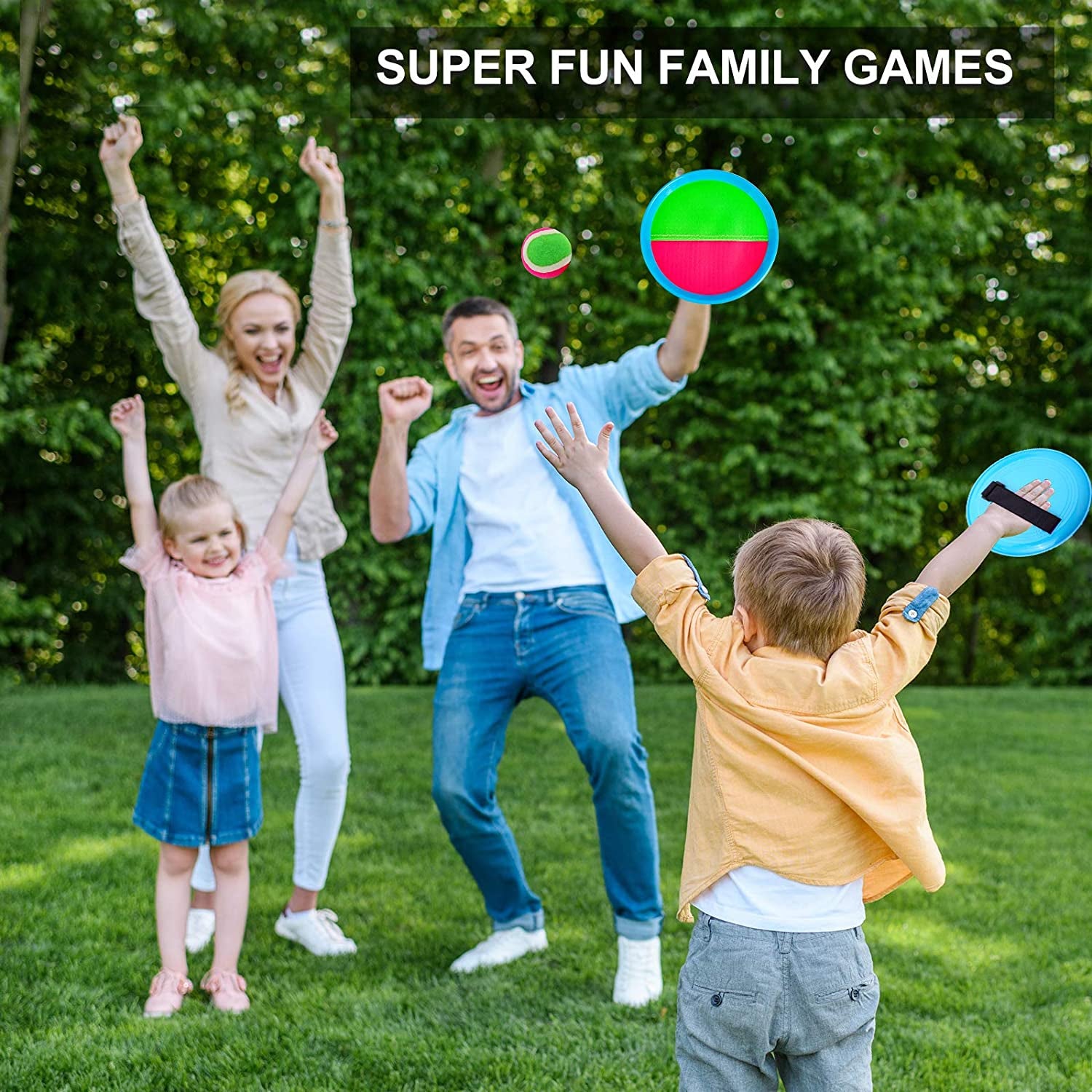Toss and Catch Game Set | Outdoor Fun for Kids 4-8, Beach & Pool Toys